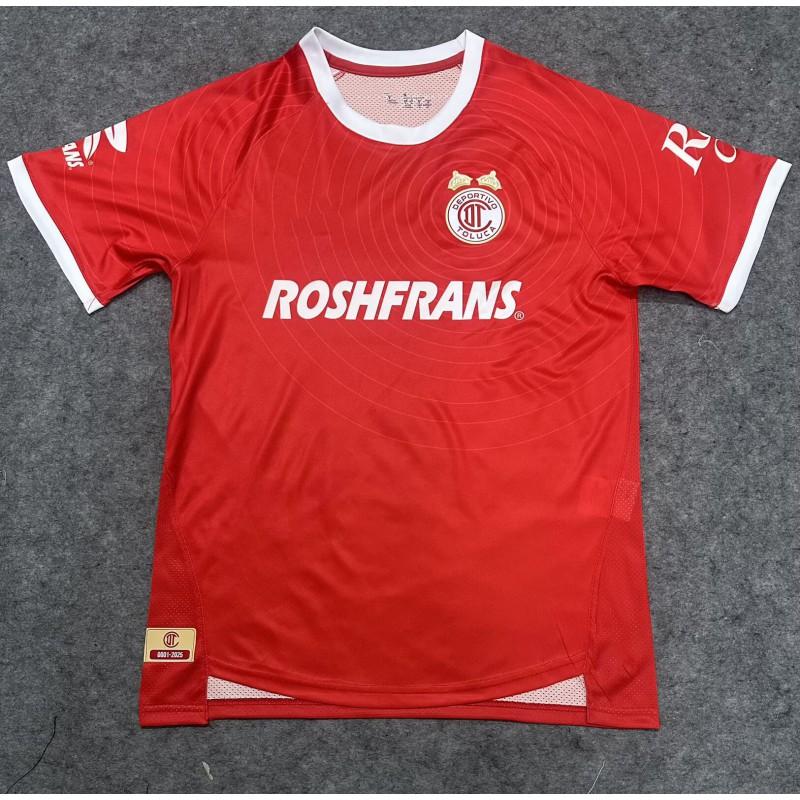 2526 Liga MX Football Jersey Short Sleeve Sports Training Men Women