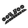 Practical Car Vinyl Climate Repair Decals Button Sticker Air Dashboard Accessories for Ford Focus 2 MK2 99-05