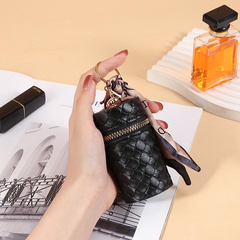 Vintage Women's Fashion Coin Purse - Cute Lipstick Bag, Portable Wallet, Earphone & Key Holder for Students