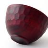 Kishu Kakuda Seibei Soup Bokoboko Bowl Dishwasher Wine Red Lacquerware, Shoten, Bowl, S, Wooden, Nano-coated, Safe, WR-455745