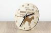 Border Terrier - clock with dog, wooden clock with engraving, personalised clock by Art-Dog