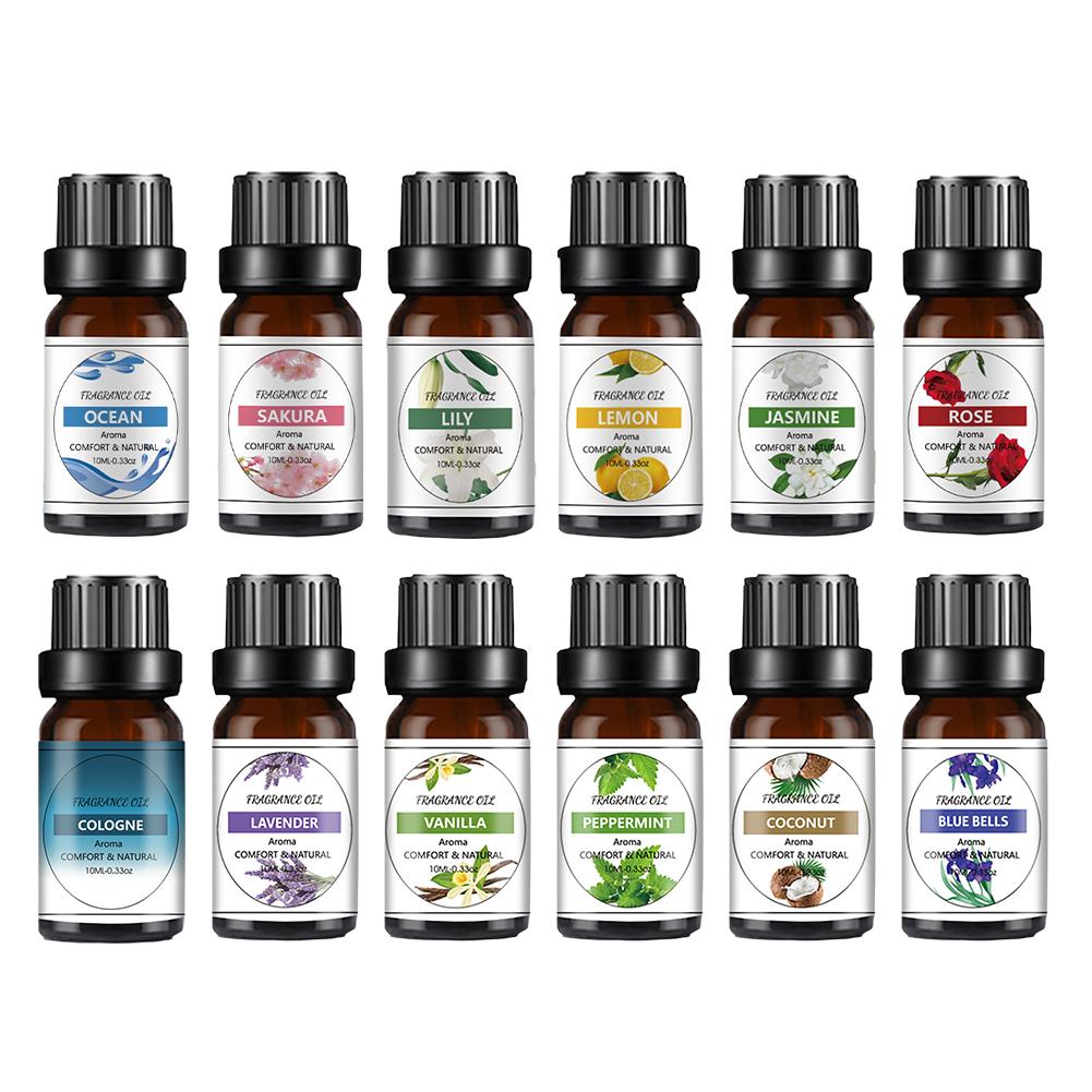 10ml Air Freshener Natural Plant Aromatherapy Essential Oil Air Conditioning Perfume Refill Aroma Diffuser Fragrance Humidifier