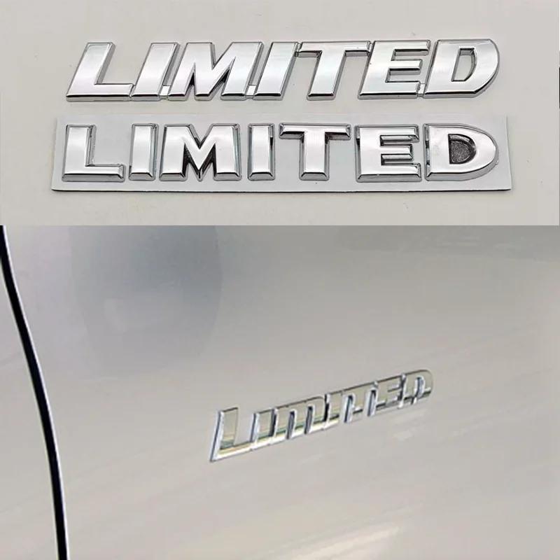 3D Metal Car Letters Logo LIMITED Rear Trunk Badge Sticker Emblem For JEEP Grand Cherokee Overland Compass Wrangler Accessories QS9