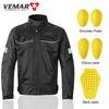 Mens Motorcycle Riding Jacket With Armor Protection Breathable Motorbike Gear Off-Road Street Use
