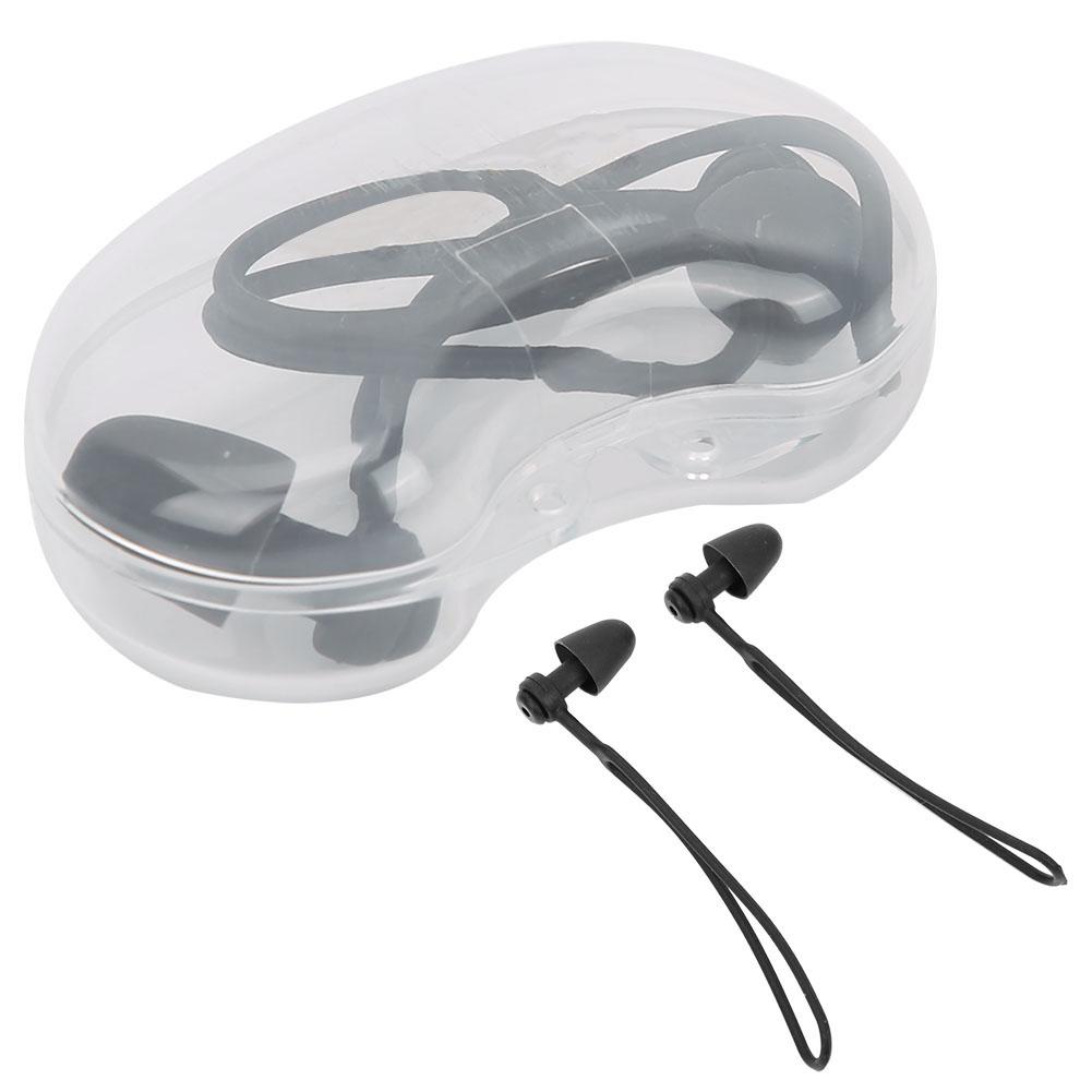 Unisex Waterproof Swim Sport Soft Silicone Swimming Earplugs Earmuff Portable