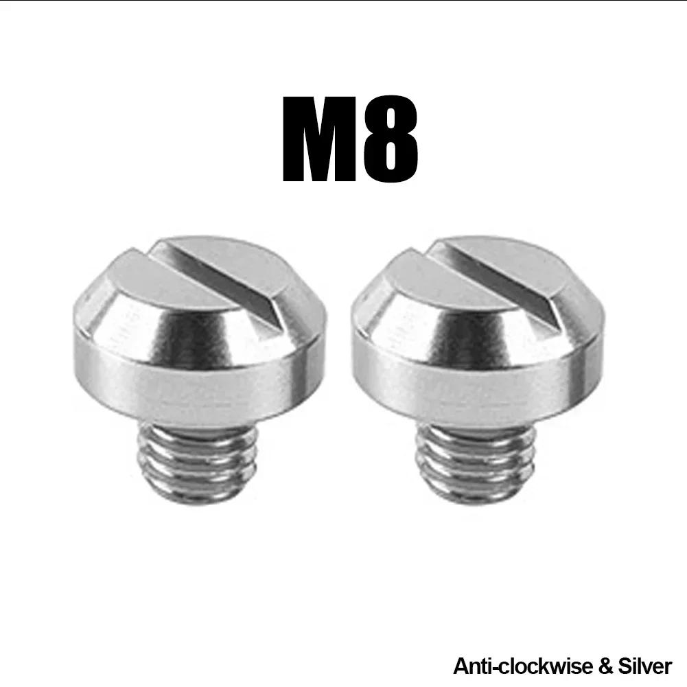 2 Pcs Motorcycle CNC Aluminum M10 X 1.25 Rear View Mirror Hole Plugs Screws Rearview Mirror Holder Anti-Rust