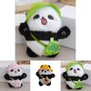 Adorable Cute Plush Panda Keychain Doll Soft Stuffed Animal Backpack Pendant