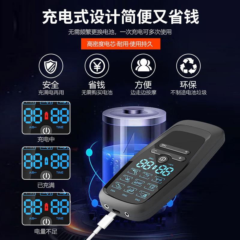 Dual Output TENS Physical Therapy Instrument EMS Stimulator Digital Meridian Physical Therapy Instrument