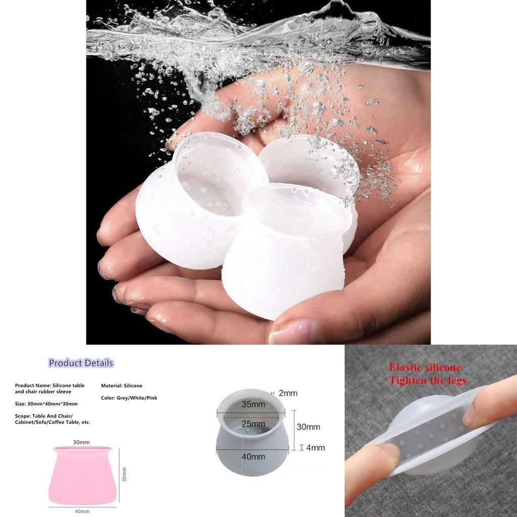 Durable Tpr Table Foot Cover With Anti-slip Silent Thickened Chair Leg Cap Floor Protector