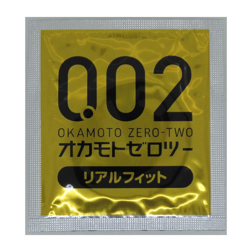 Okamoto Zero Polyurethane Real 24 Condoms Condoms, Two, 0.02mm (PU), Fit,