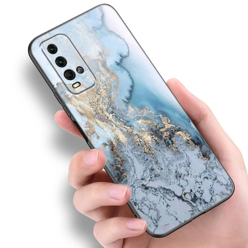 Telefonhülle mit Vintage-Marmor-Muster, weicher TPU-Schutz für Xiaomi Redmi Note 5 6 9T K20 K40 K50 Pro 7A 8A 9A 9C 9i 10A 10C A1 S2