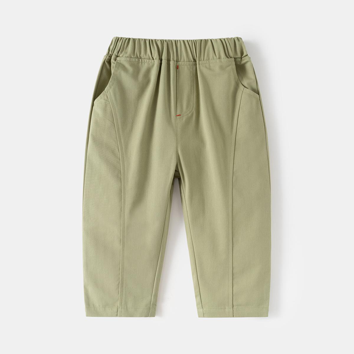 

Children s pants new boys solid color casual trousers Korean version of baby fashion trousers 130cm
