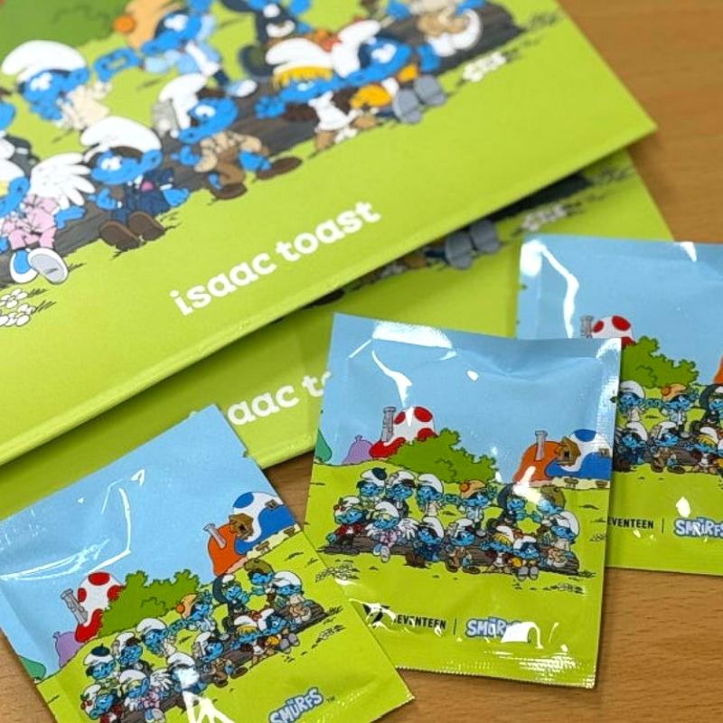 Seventeen X The Smurfs Metal Keyring | Random / Member Select | Korea Limited