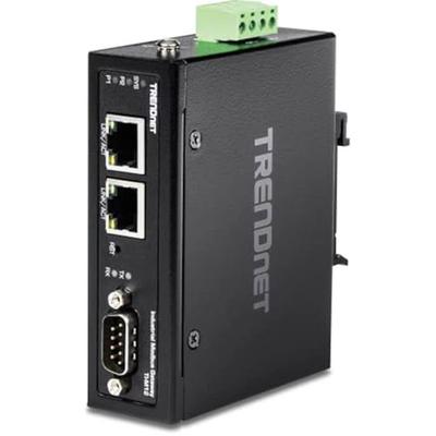 Industrial Modbus Gateway - TRENDNET - TI-M12 - 1 Serial Port DB-9 - 2 Fast Ethernet Ports - DHCP Support