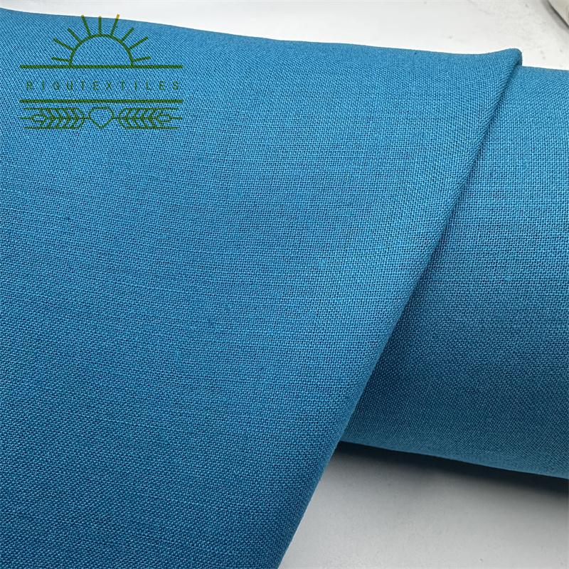 EcoFriendly Blended Linen Cotton Fabric for Garments and Home Textiles