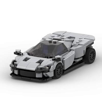 M-102083 Building Block Compatible With Ferrari Sp3 Octave Speed Series, Model Car Assembly