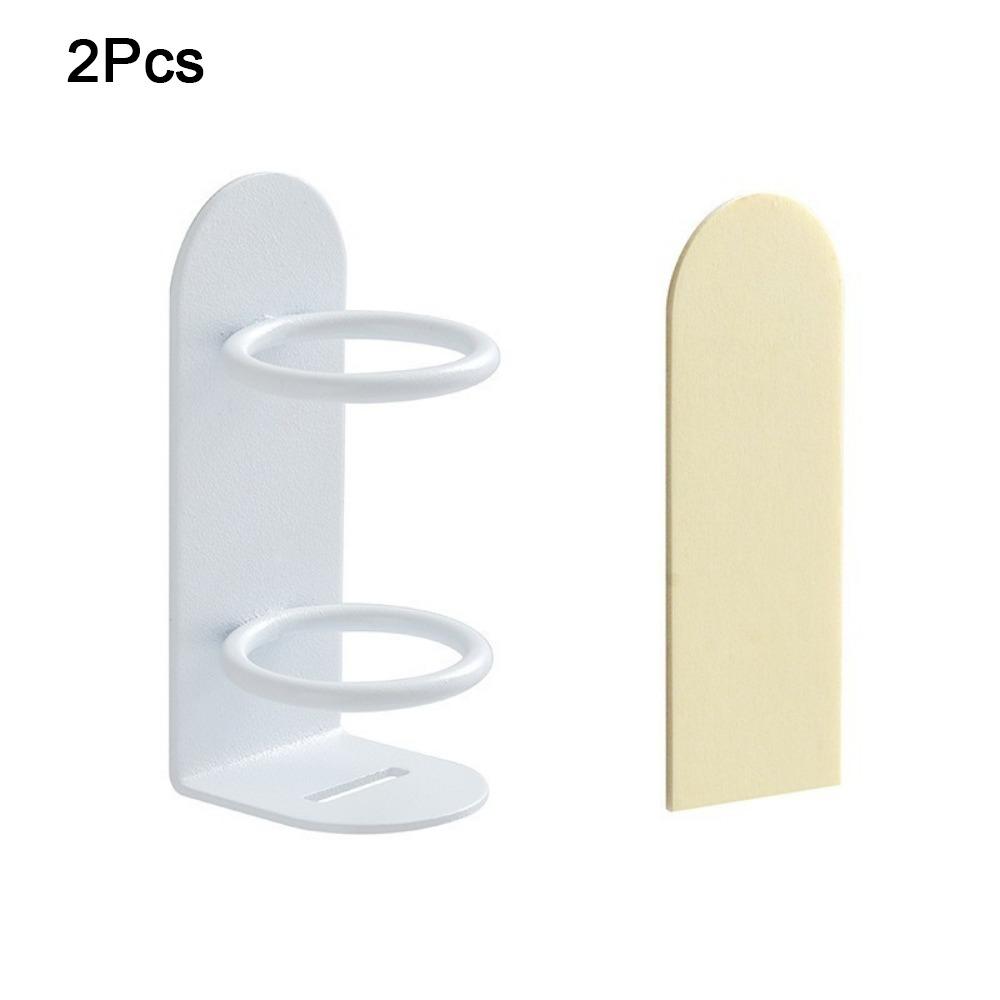 2Pcs Punch-Free Electric Toothbrush Holder Iron Toothbrush Stand Toothbrush Organizer  For Home