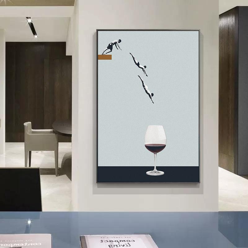 Funny Collages Posters Abstract Wall Art Canvas Painting Picture Print For Modern Living Room Home Decoration Mural