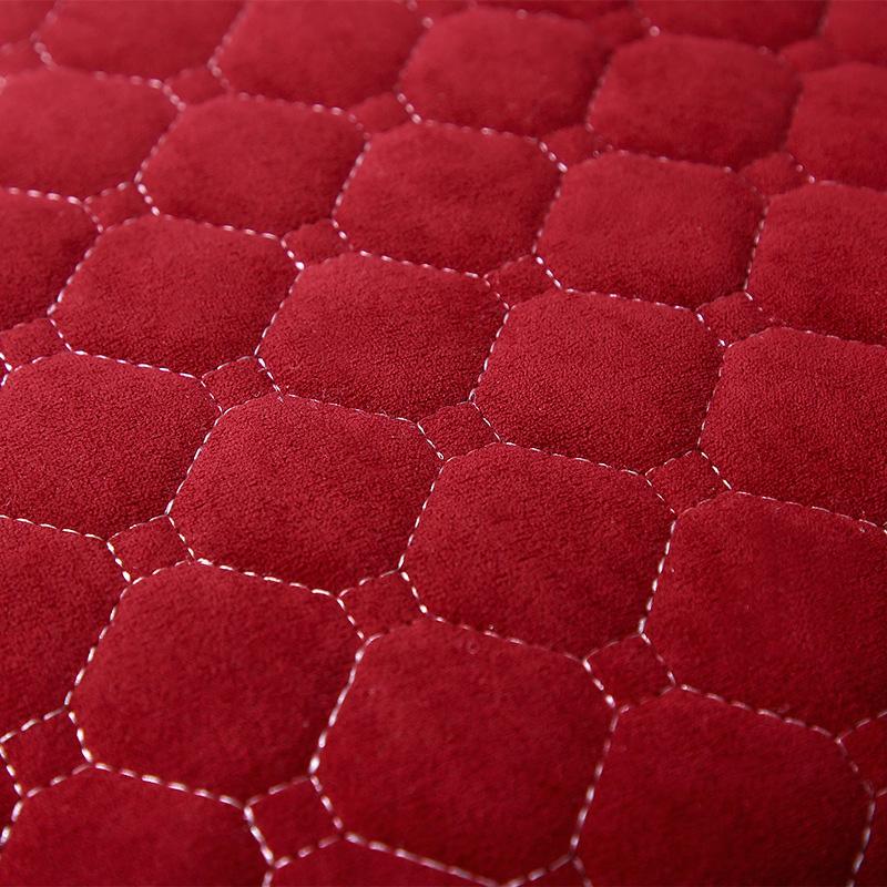 1 Stück Schutzhülle Rutschfest Einfarbig Abnehmbar Runde Form Verdickte Stuhlkissenhülle Minimalistischer Stil Hockerbezug