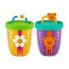 WIGGLE WIGGLE Fruit Pot Portable Fruit Container with Built-in Fork