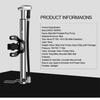 WEST BIKING 140psi High-pressure Bike Pump with Gauge for Fork Hand Cycling Tire Inflator Schrader Presta Valve Bicycle Pump