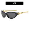 Vintage Y2K Oval Sunglasses Women Fashion Retro Female Sun Glasses New Luxury  Designer Shades UV400 Lady Eyewear