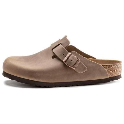Closed Toe Slippers Unisex Brown Narrow 0960813