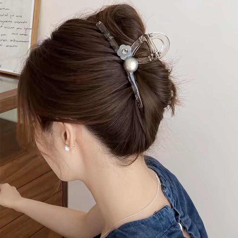 2024 Premium Jelly Flower Hair Clip: Large Grip for Thick Hair