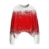 LXK-SDYT1-6 Christmas Crew Neck Pullover 3D Printed Sweater