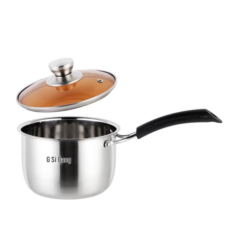 Zhishi 18cm Thickened Stainless Steel Milk Pot