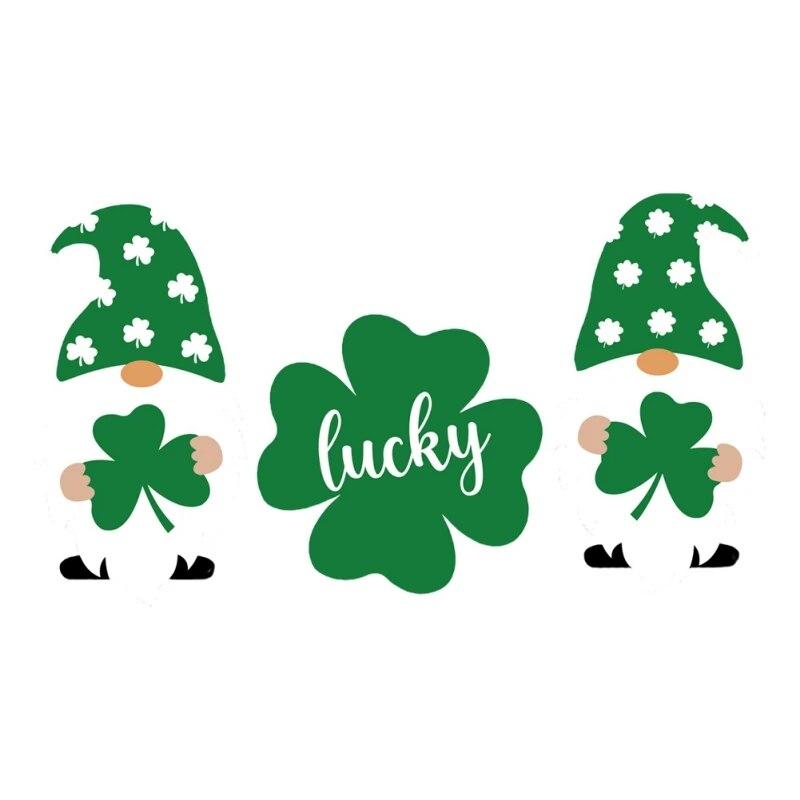 St. Patricks Day Decoration Outdoor Lawns Yard Sign St Patricks Day Irish Green Yard Shamrocks Sign With Stakes For Garden Decor