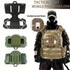 NEW Tactical MOLLE Folded Navigation Board Mobile Phones Navigator Holder Vest Chest Bag Admin Panel Hunting Vest Accessories