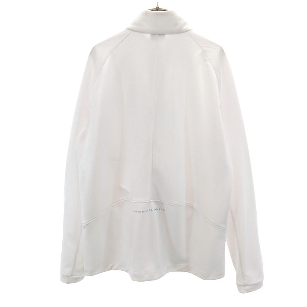 Columbia Track jacket XL white Jersey Outdoor Men's Used