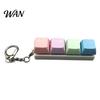Decompress Fidget Toy Colorful Keyboard Toys Mechanical Button Clicker Keychain Travel Stress Creative for Adults Work Anxiety Relief Mental