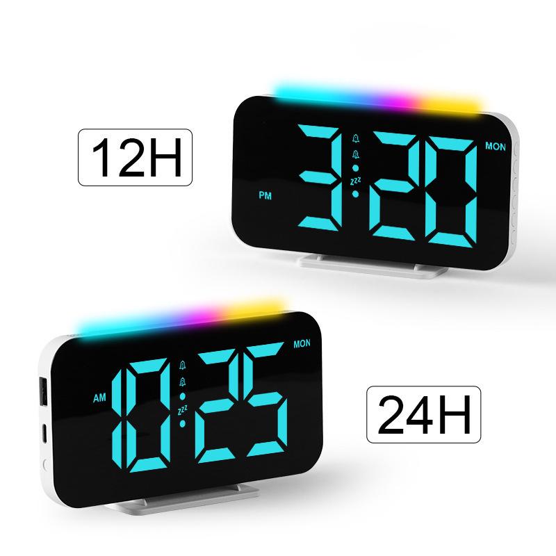 RGB Multi-function Alarm Clock with Ambient Light 9010