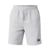Men Casual Waffle Drawstring Elastic Waist Loose Beach Knee Length Shorts