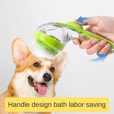 Schaumbürste für Hunde und Katzen, Badebürste, Welpenshampoo-Bürsten, Duschschrubber für Hunde, Massage, Pflege, Bade- und Duschwerkzeug