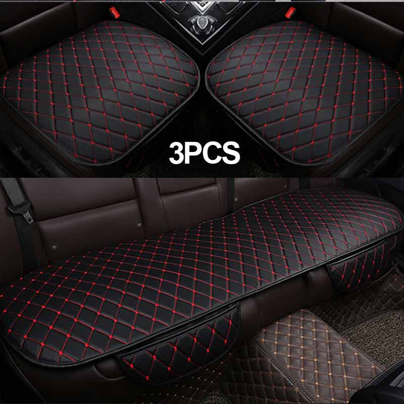 Husă scaun auto Pernă Automobile Piele PU Accesorii universale pentru interior auto Set de protecție în patru anotimpuri Covoraș pentru scaune stil auto