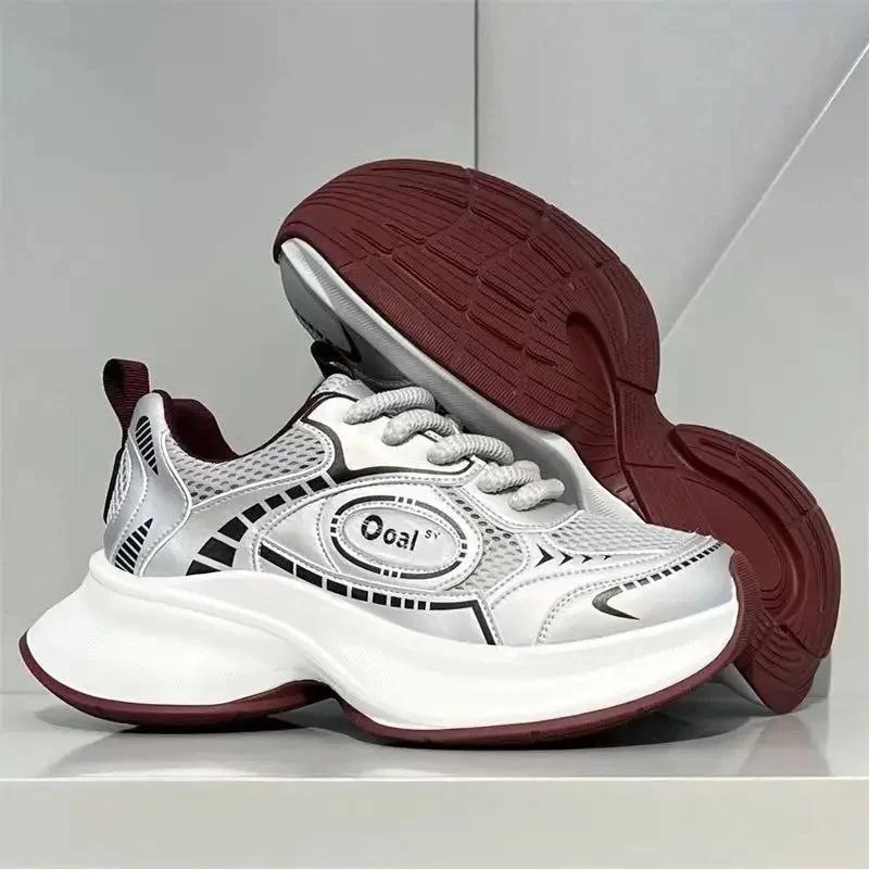 

Trendy Mesh Sports Shoes Men s Thick Bottom Dad Shoes Retro Fashion Casual Versatile Cool Style Men s Shoes Breathable 39