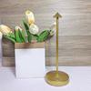 Battery-Powered Metal Desk Lamp Touch Control Flicker Free Dimmable Non-Slip Design Modern Wireless Bedside Lamp