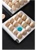 Double-Layer 32-Grid Transparent Egg Storage Box