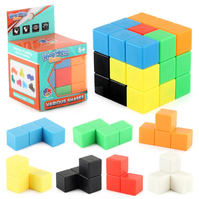 Magnetic Magic Cube Three-dimensional Fast Smooth Turning Puzzle Educational Toys