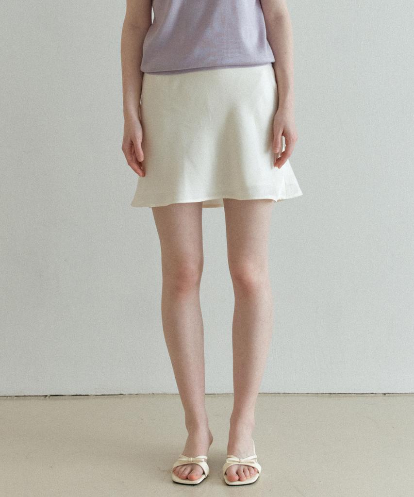 Yeoppe Satin Midi Skirt_Cream