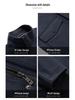 Men's Double-Layer Collar Wool Coat - Autumn/Winter European Size Business Outerwear