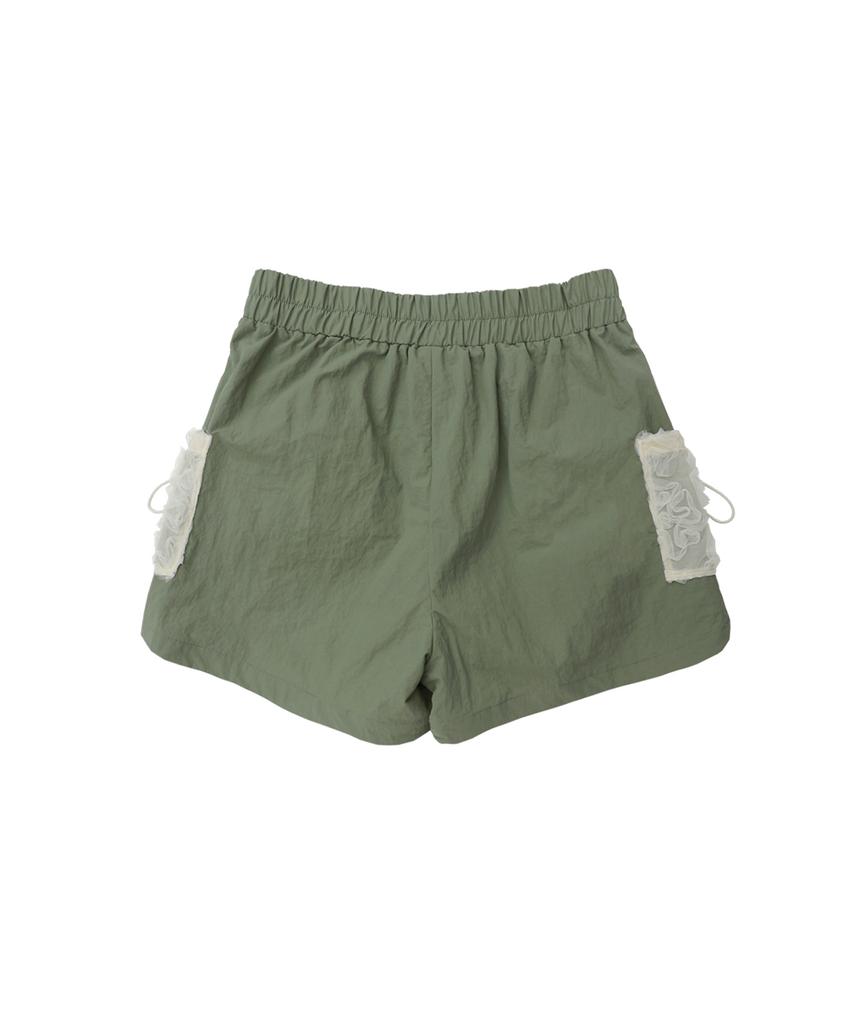 SIWL107 Lace Cargo Pants (Khaki)