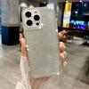 Luxury Bling Glitter Diamond Sequins Clear Case For iPhone 16E 16 15 14 Plus 13 12 11 Pro Max Shiny Rhinestone Bumper Soft Cover