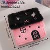 Cute Small House Plush Photo Album with Pretty Butterfly for 3 Inch Photo Card Kpop Idol Card Binder Kawaii Girls Gift Wholesale