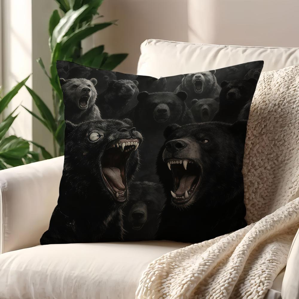 Capa de Almofada Ovelha Boêmia Thriller Decoração Quarto Loja Carro Melhor Escritório em Casa Almofada de Café Sofá Impressão Simplicidade Nórdica