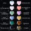 Valentine's Day Heart-Shaped Gemstone Set: Natural Crystal Stones for Gifts and Parties