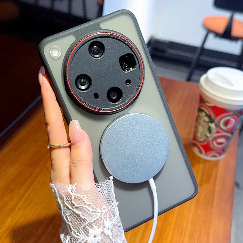 For Oppo Find X8 Ultra 5G Case Compatible with MagSafe TPU+PC Matte Phone Back Cover